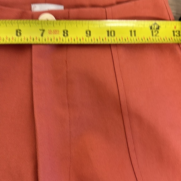 Esby Lucia Pant wide leg 100% cotton size 0. Coral color. Worn once. - Picture 8 of 15